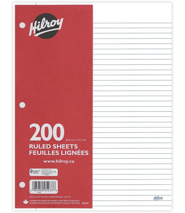 200 LOOSE-LEAF PAPER