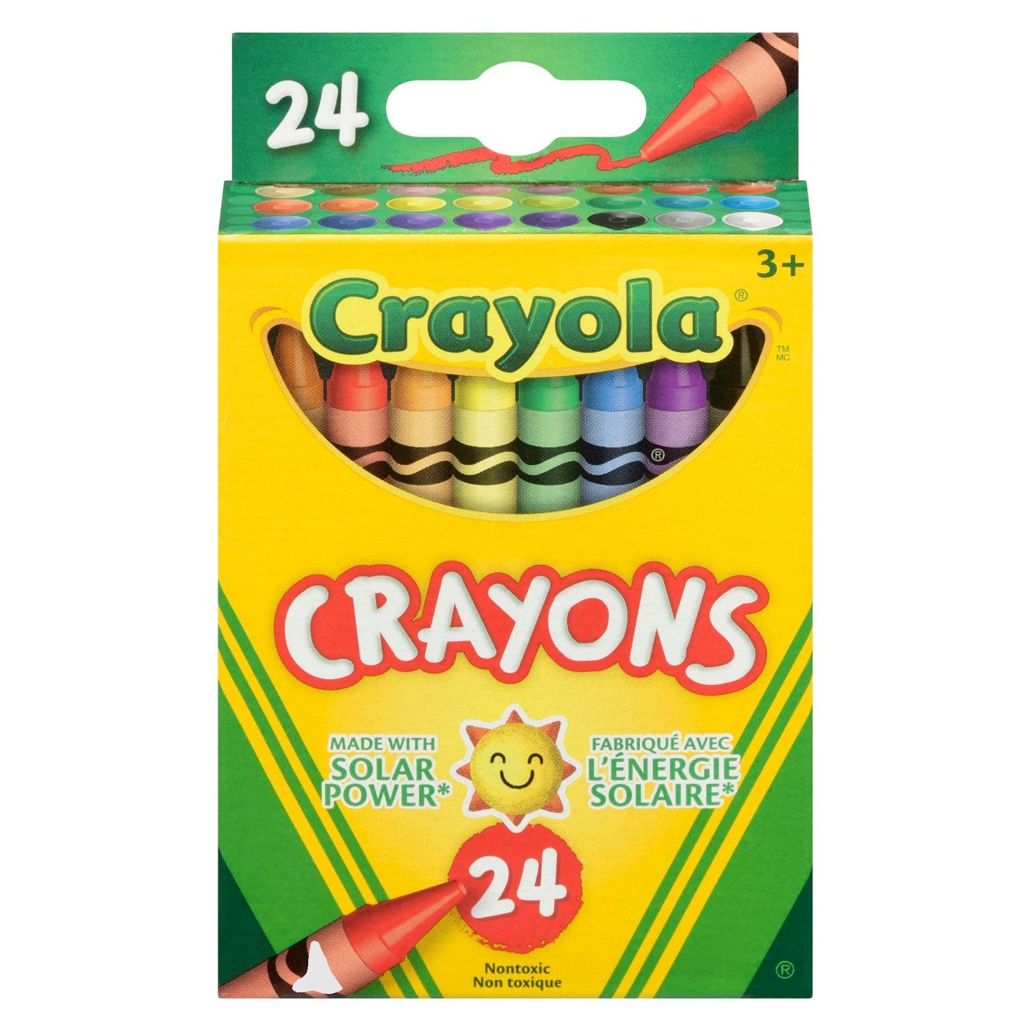 CRAYON WAX CRAYOLA CARD (24)