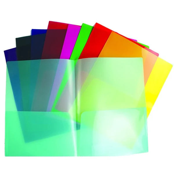 POCKET FOLDER PLASTIC