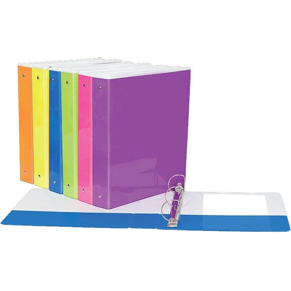 D-RING BINDER NEON COLOR 1.5"
