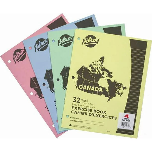 NOTEBOOK CANADA RUL.32P. @4 (E)