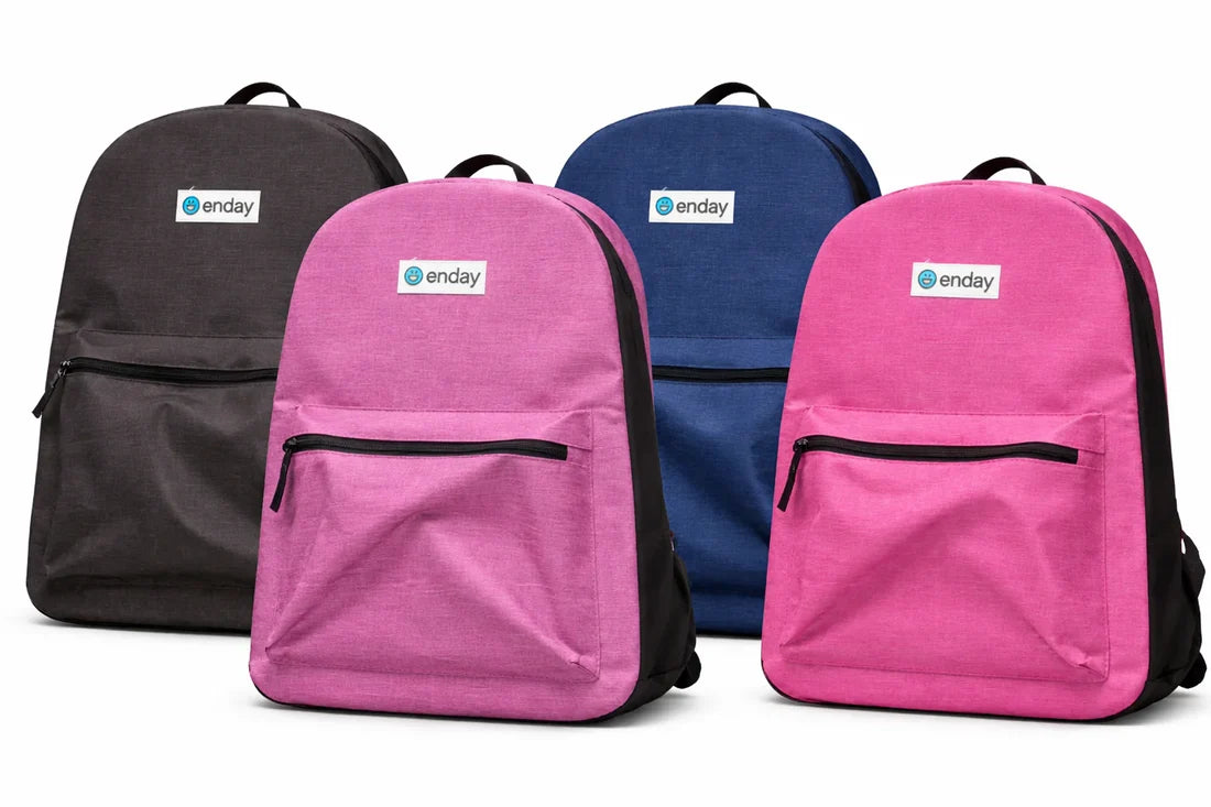 17" SCHOOL BACKPACK, BLACK