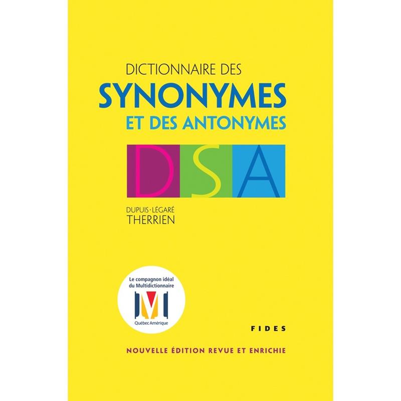 Dictionnaire des synonymes et des antonymes French