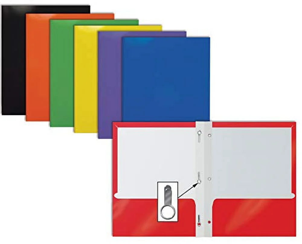 PAPER GLOSSY DUO TANG WITH POCKET