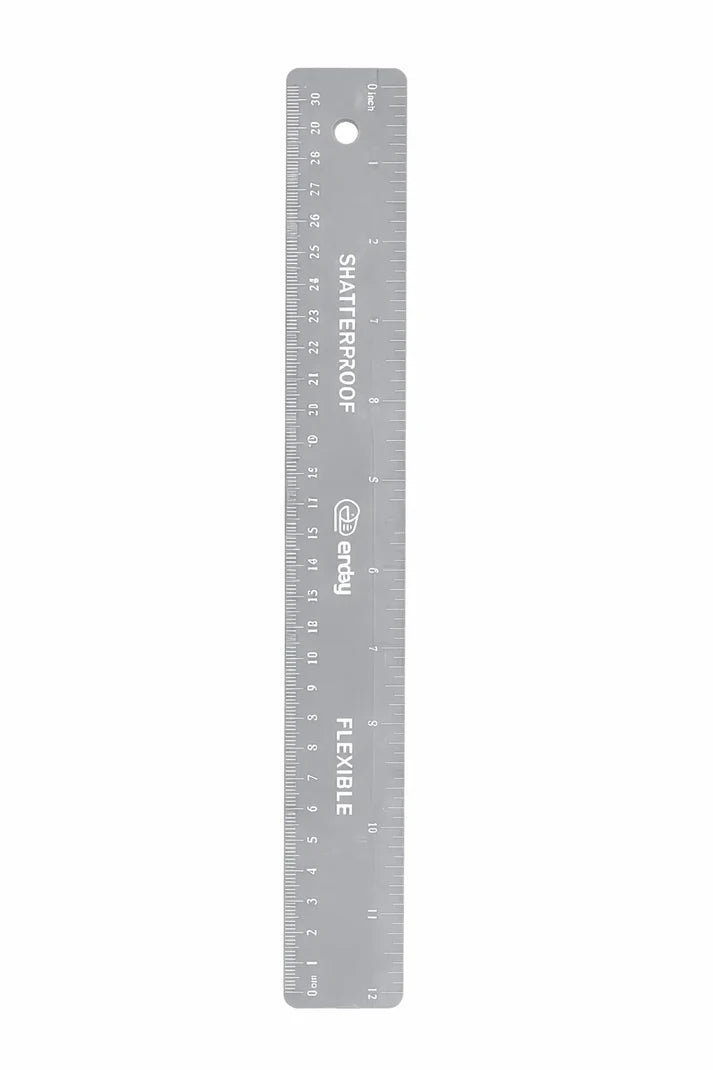 12" Shatterproof Flexible Ruler