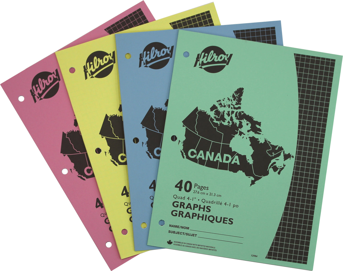 NOTEBOOK CANADA GRAPH 4S/I 40PG