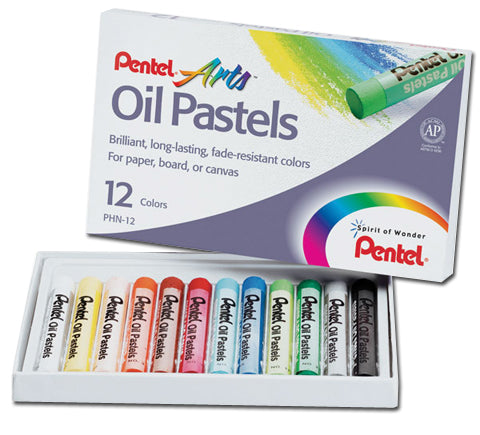 ENSEMBLE PASTELS À L'HUILE (12)