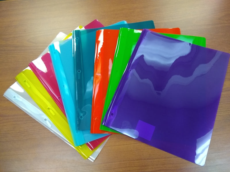 PLASTIC POLY DUO TANG FOLDER