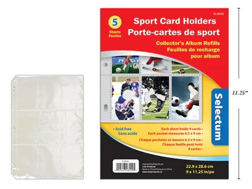 9 SECTION PLASTIC SHEET 5/PK