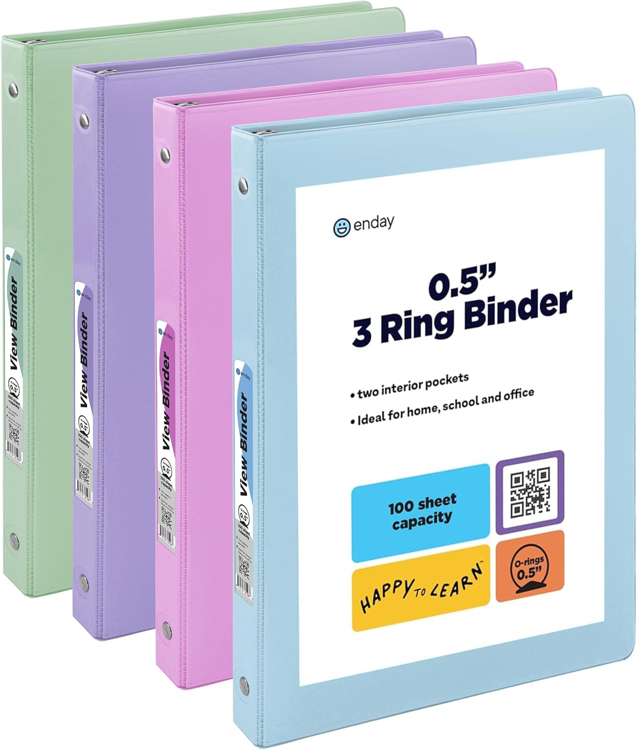 Enday 3 Ring Binder 0.5"