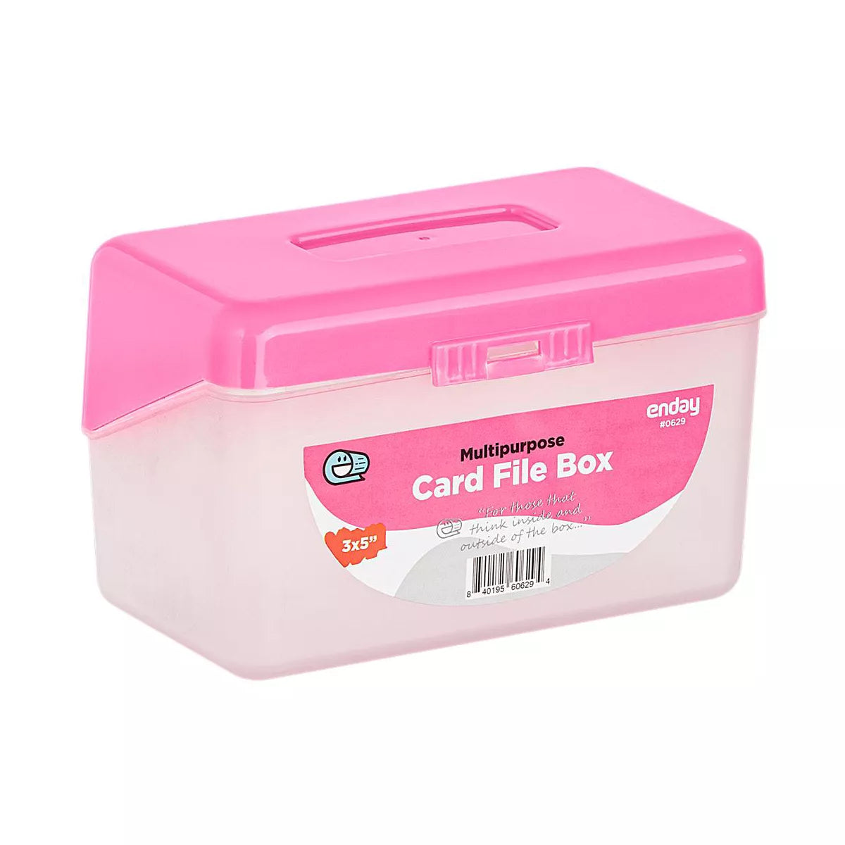 3" X 5" Index Card File Box