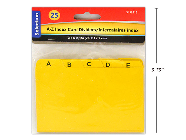 3X5 INDEX CARD DIVIDER