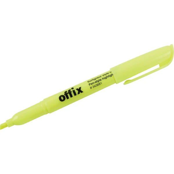 OFFIX HIGHLIGHTER CHISEL PEN