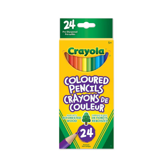 CRAYOLA COLORED PENCILS 24