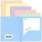 Hard Plastic 2-Pocket Folder