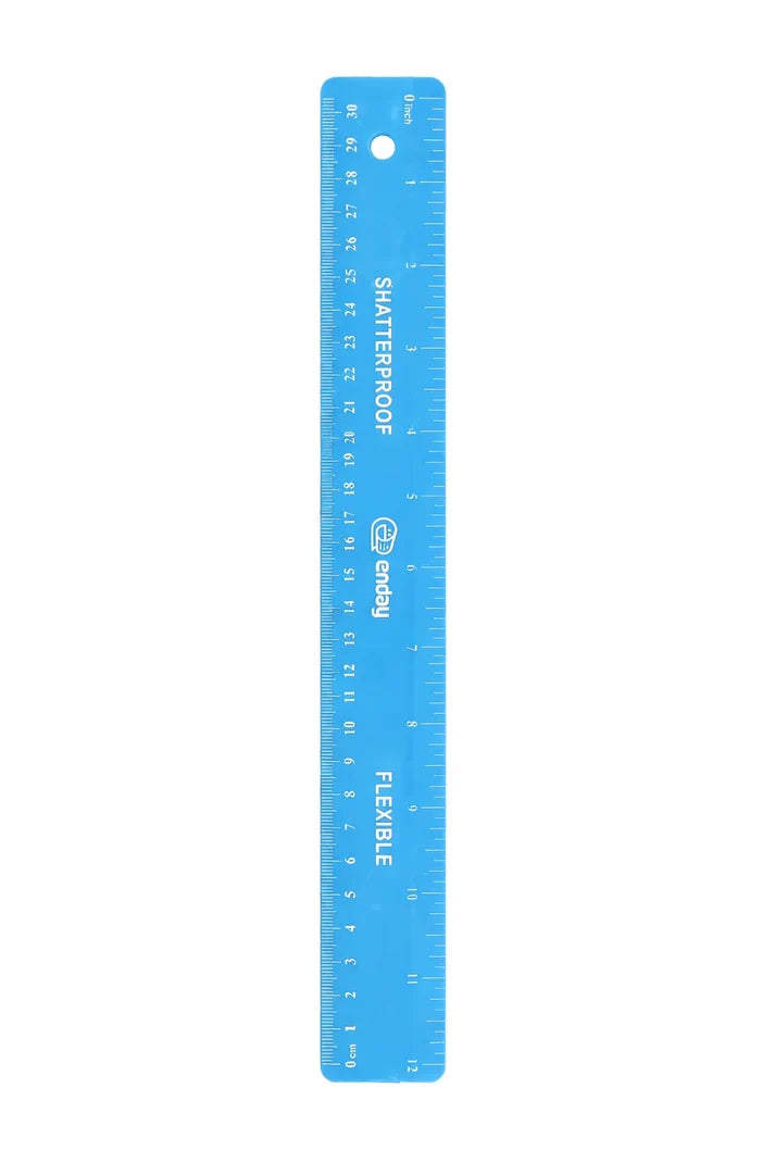 12" Shatterproof Flexible Ruler