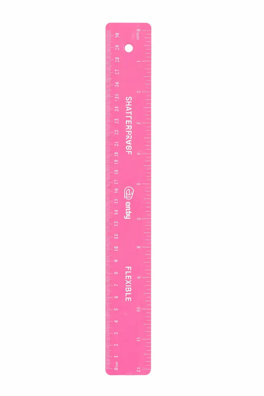 12" Shatterproof Flexible Ruler