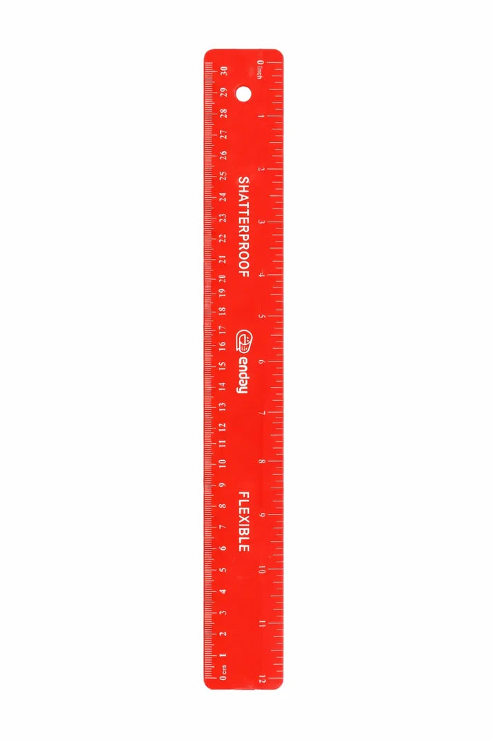 12" Shatterproof Flexible Ruler