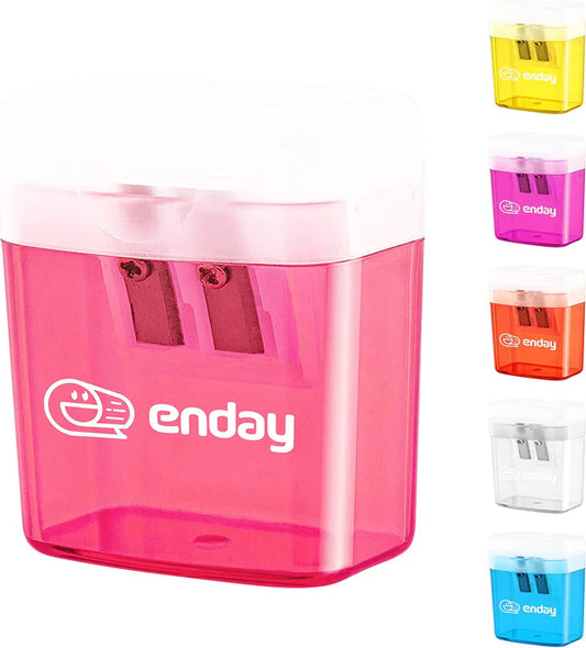 2 hole rectangular sharpener w/recycle bin