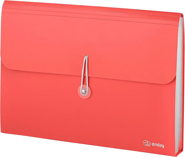13-Pocket Letter Size Poly Expanding File
