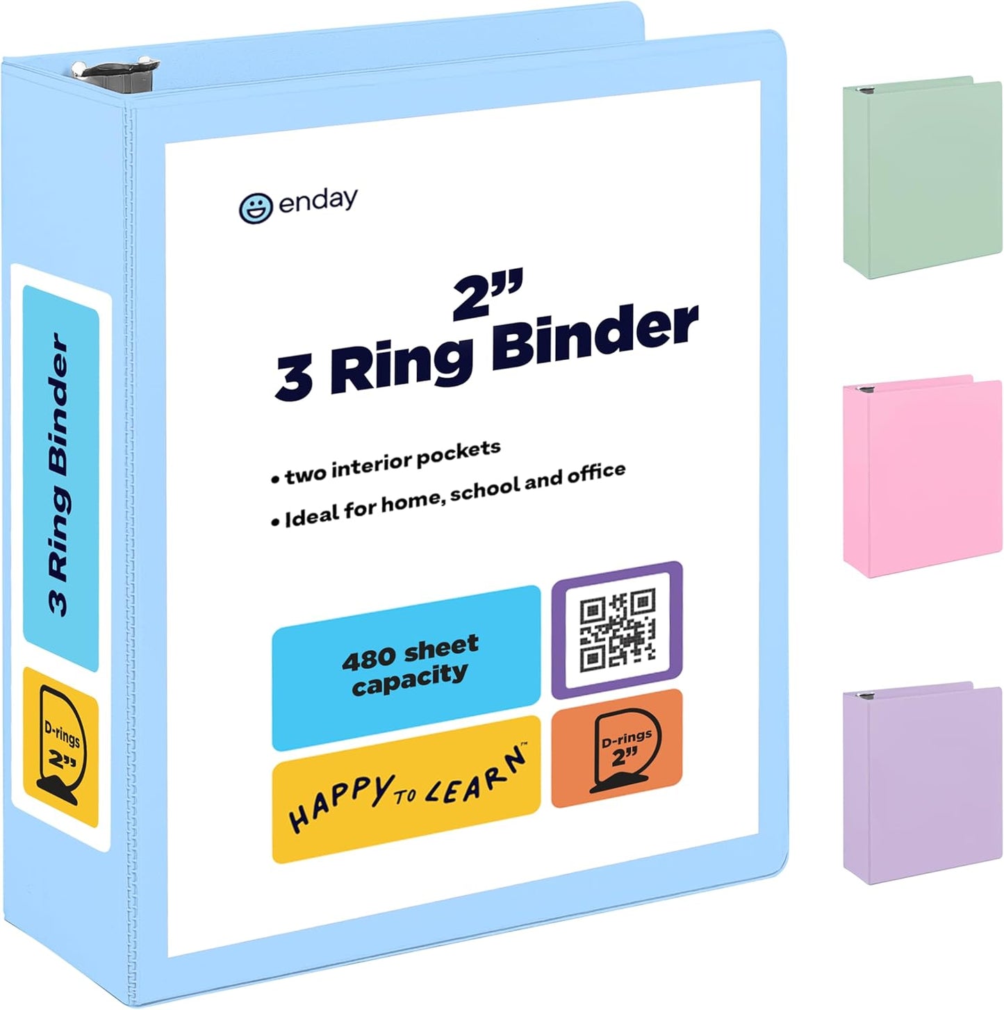 Enday 2" Inch Binder