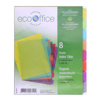 8 Poly Index Tab Dividers