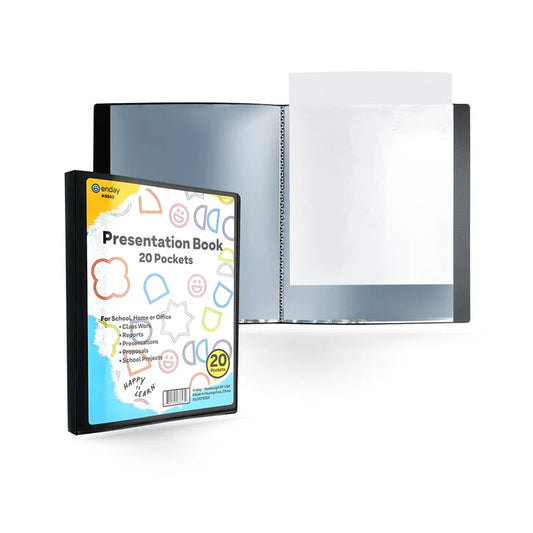 Enday Presentation Book 20 Pockets