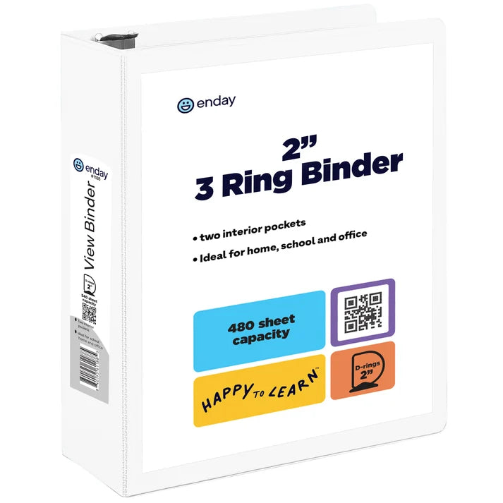 Enday 2" Inch Binder