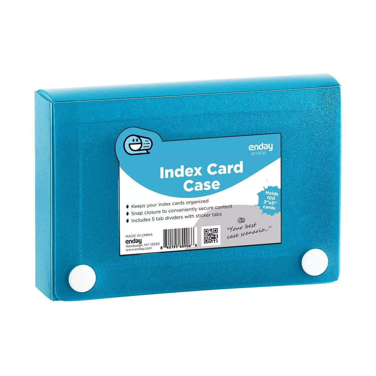 Enday 3" X 5" Index Card Case