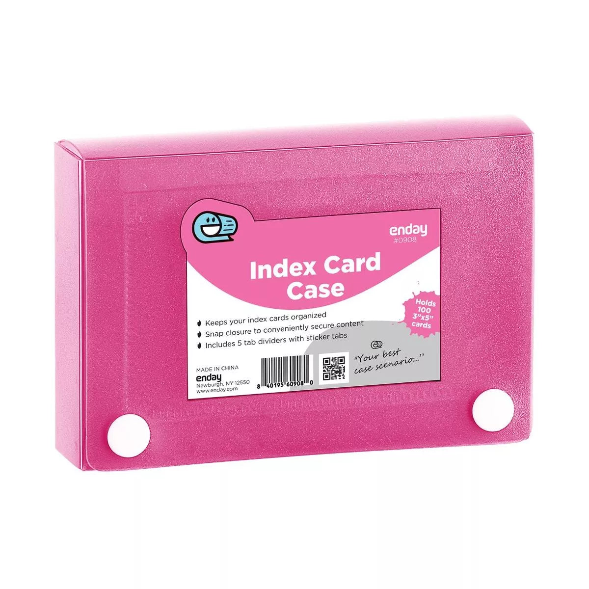 Enday 3" X 5" Index Card Case