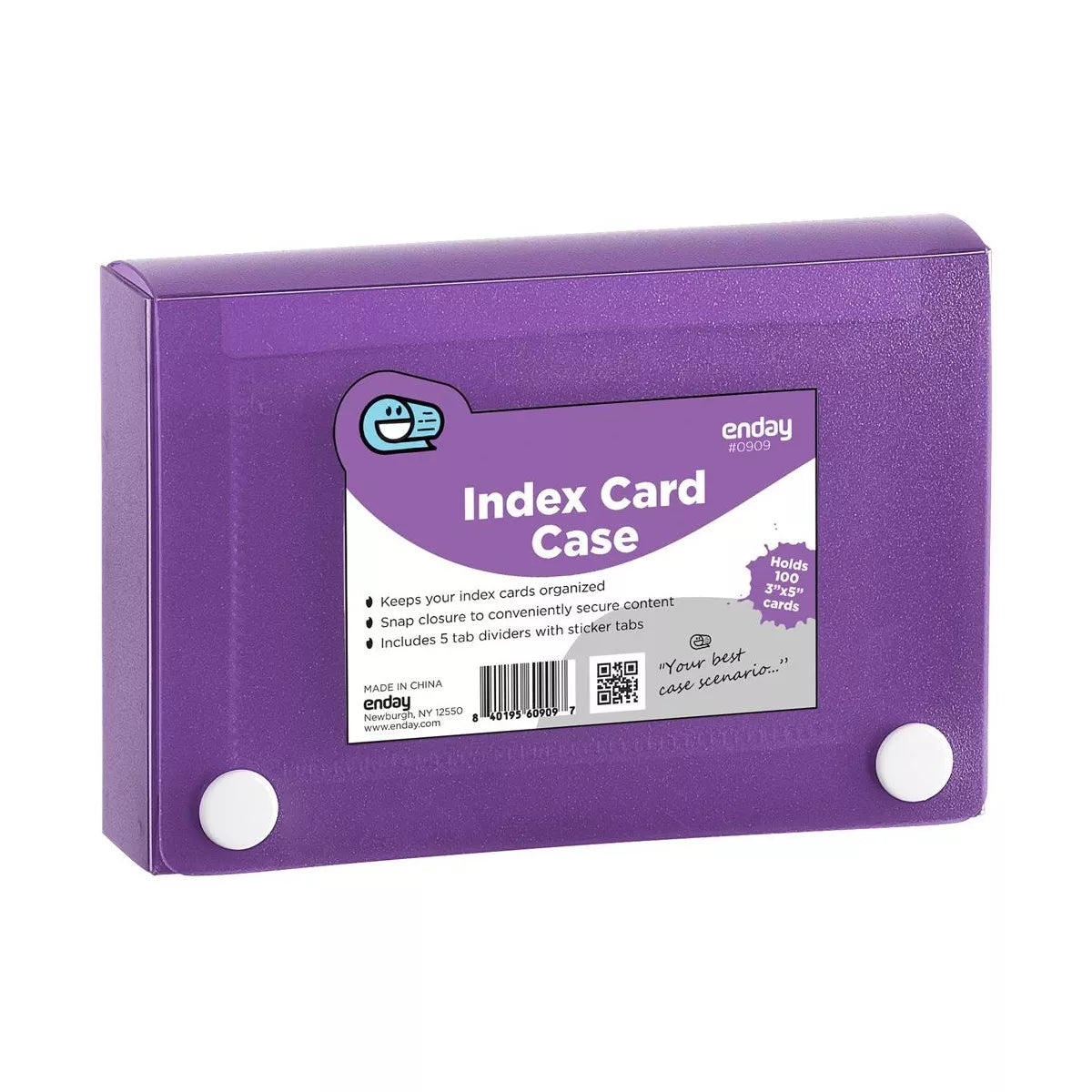 Enday 3" X 5" Index Card Case