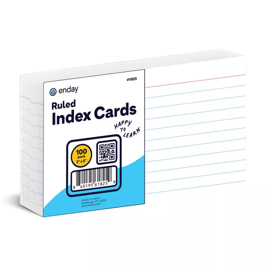 Index Cards 100 count 3x5"