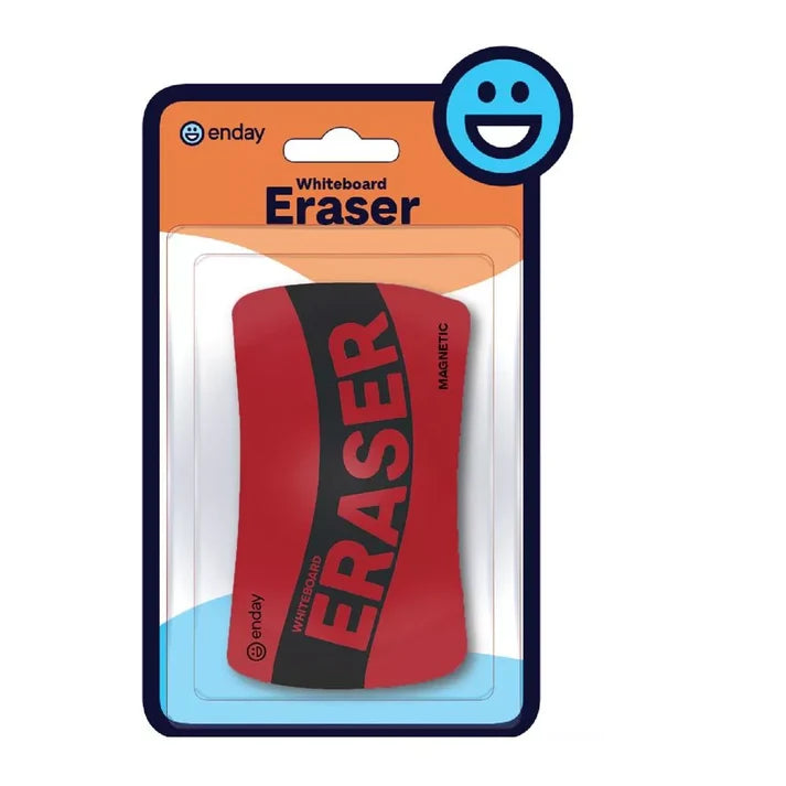 MAGNETIC Whiteboard Eraser Red 1pc