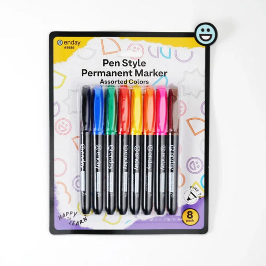 Colored Permanent Marker 8pk