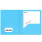 Hard Plastic 2-Pocket Folder