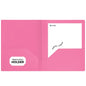 Hard Plastic 2-Pocket Folder
