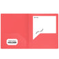 Hard Plastic 2-Pocket Folder