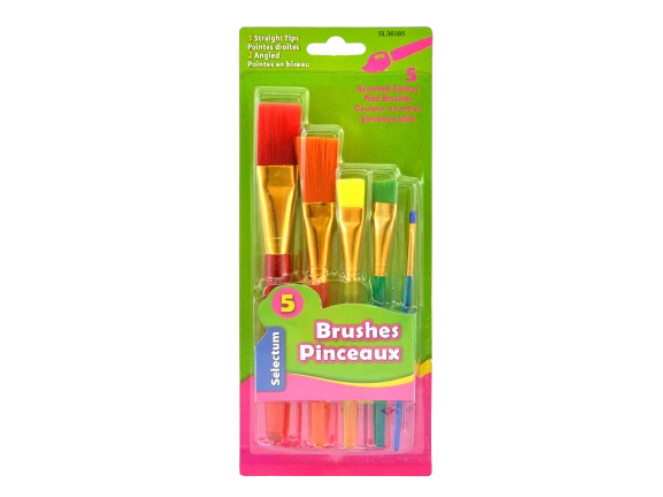 ASSORTED 5 BRUSHES
