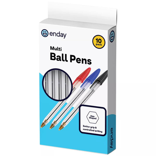 Stick Ballpoint Pens – 12 Pack