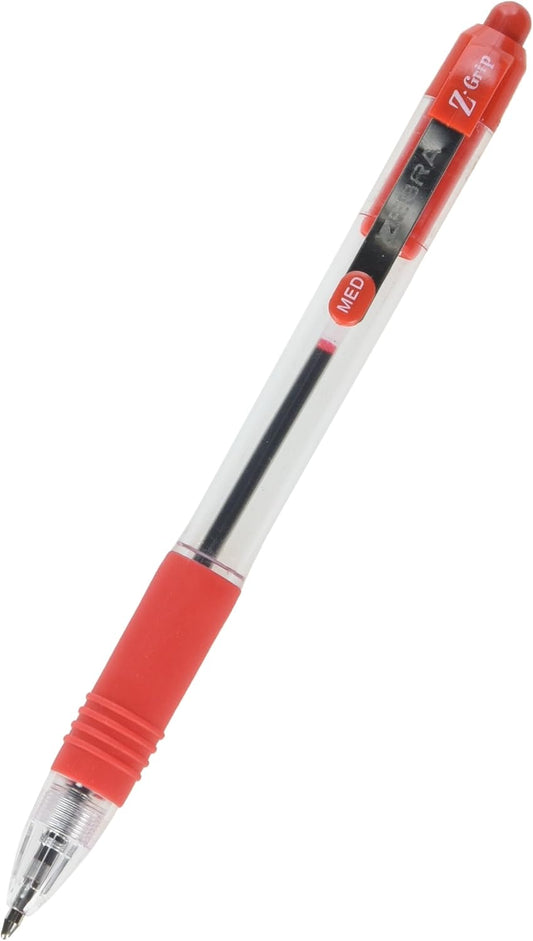 Zebra Ballpoint Pen, Retractable, 1.0mm