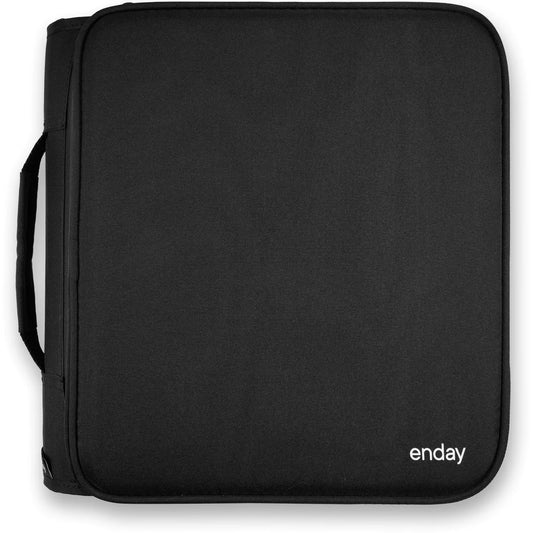 Zipper Binder 3 Ring, Large 2 Inch Binder with Zipper