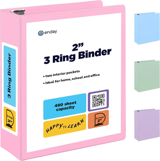 Enday 2" Inch Binder