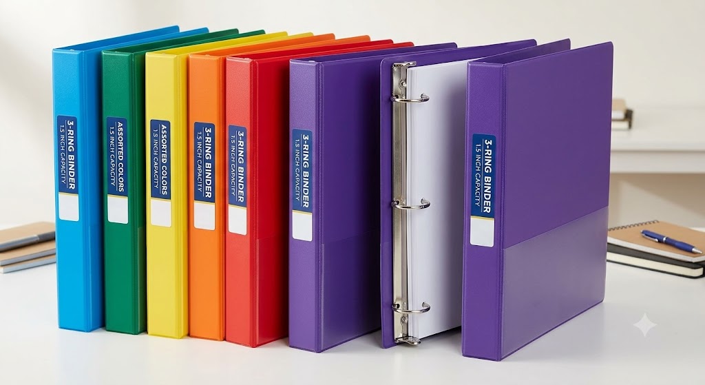 1.5" 3-ring Binder